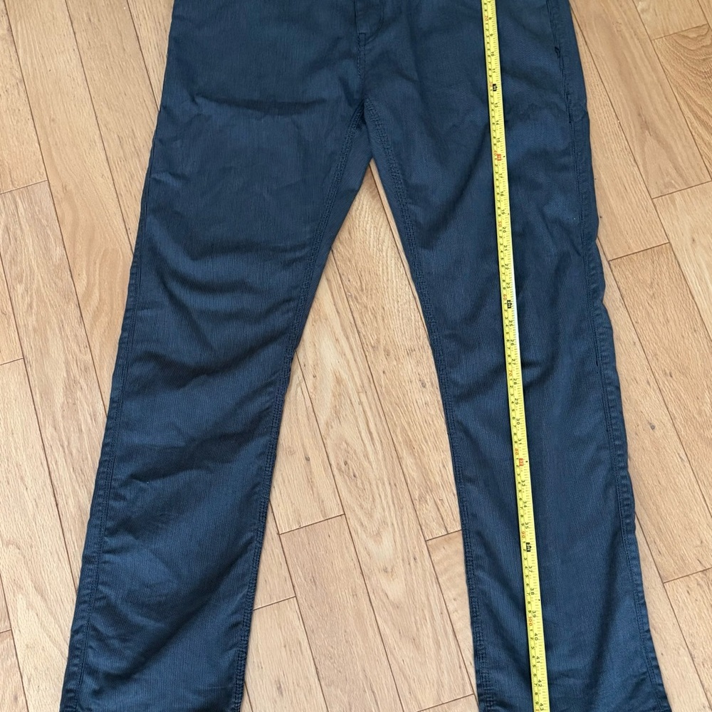 Private member - black and White fine striped Pants - 36x32